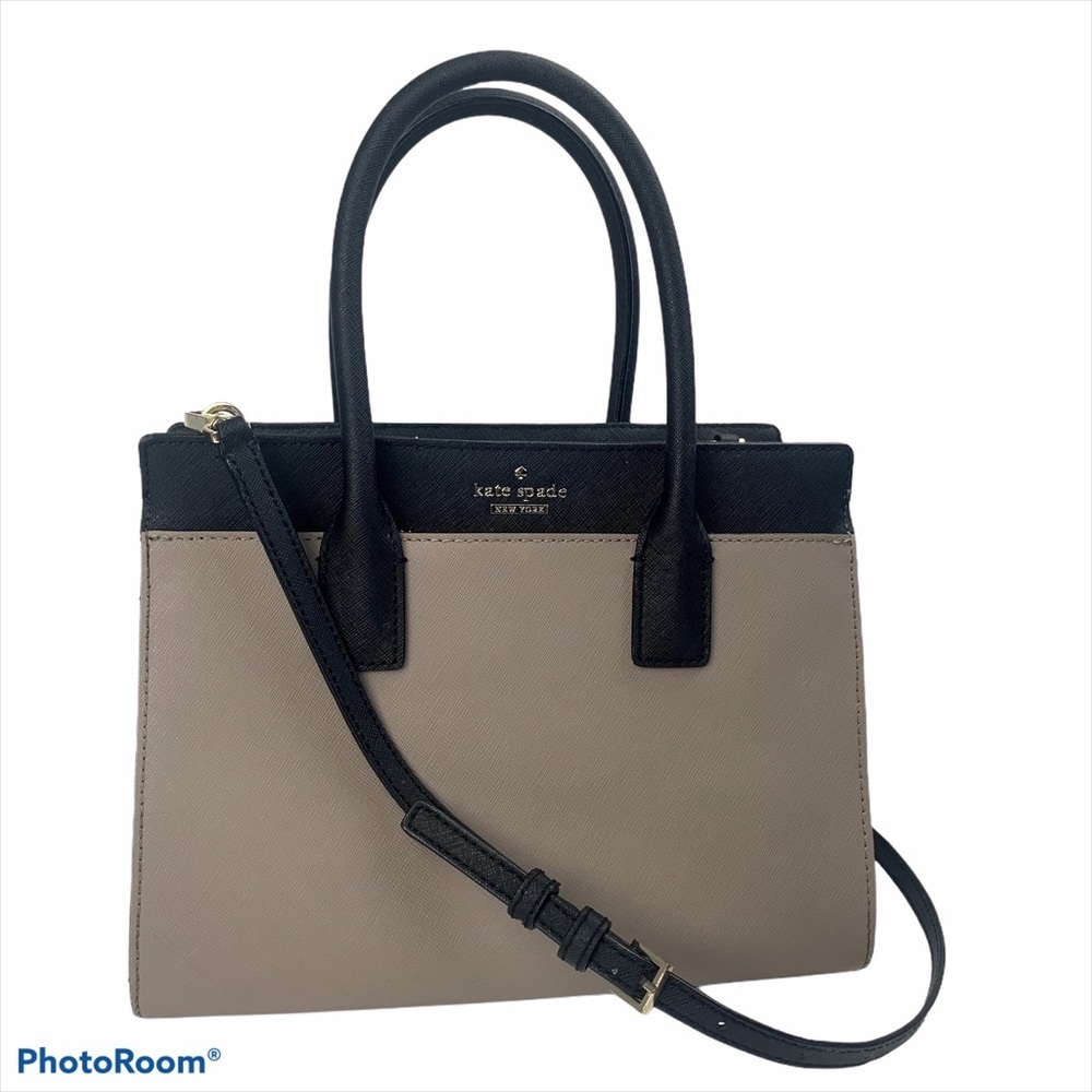Kate Spade Black and Tan Satchel